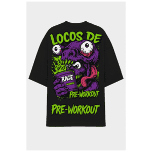 Oversized Locos de Pre-Workout