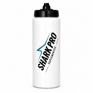 Squeeze blanco con válvula automática (800 ml) Shark Pro